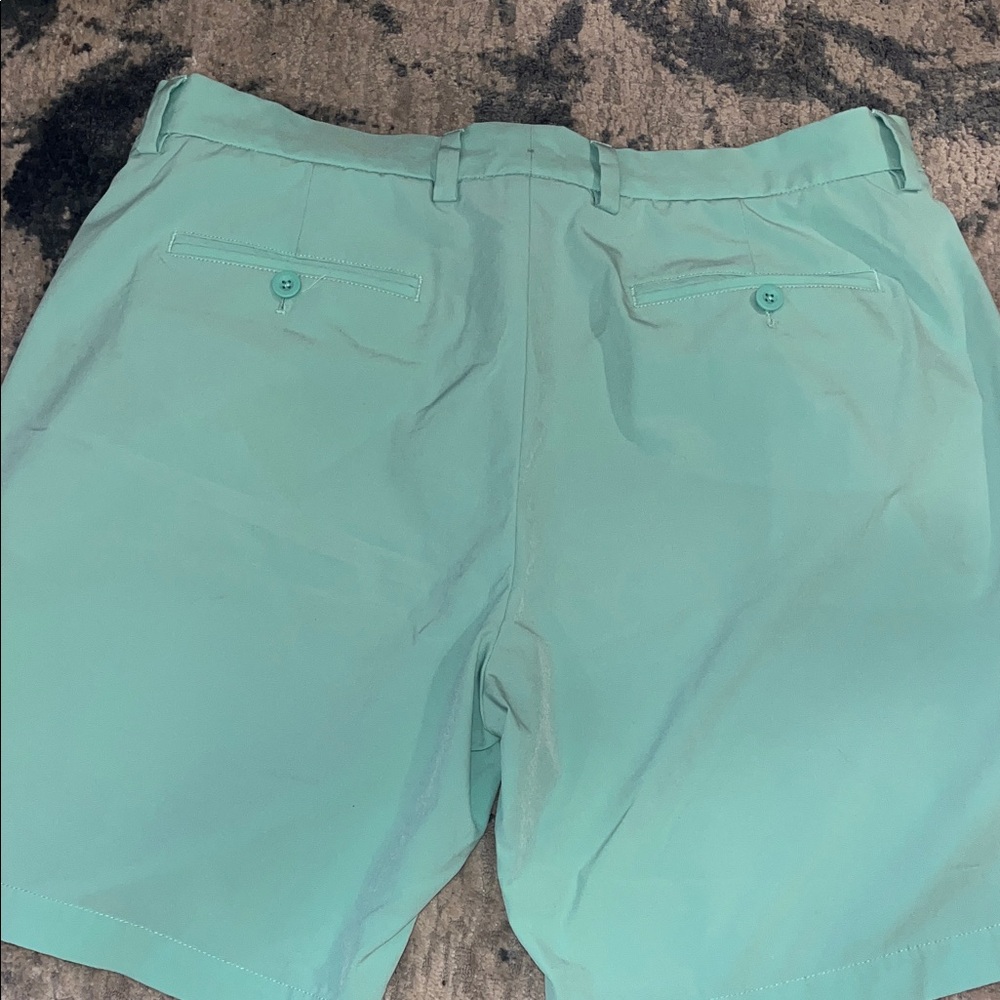 Vineyard Vines Light Green Flat Front Shorts - Picture 2 of 3